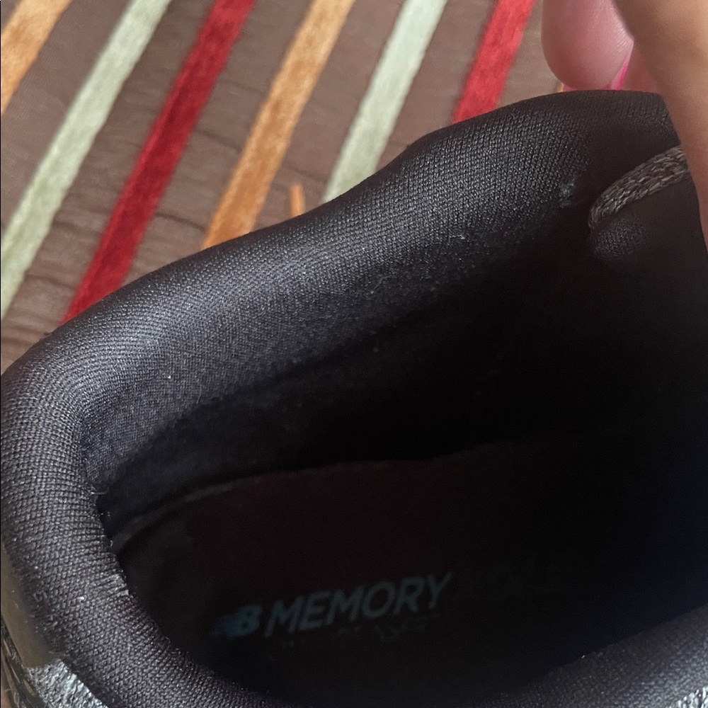 New Balance Black and Gray Athletic Shoes - Picture 6 of 7